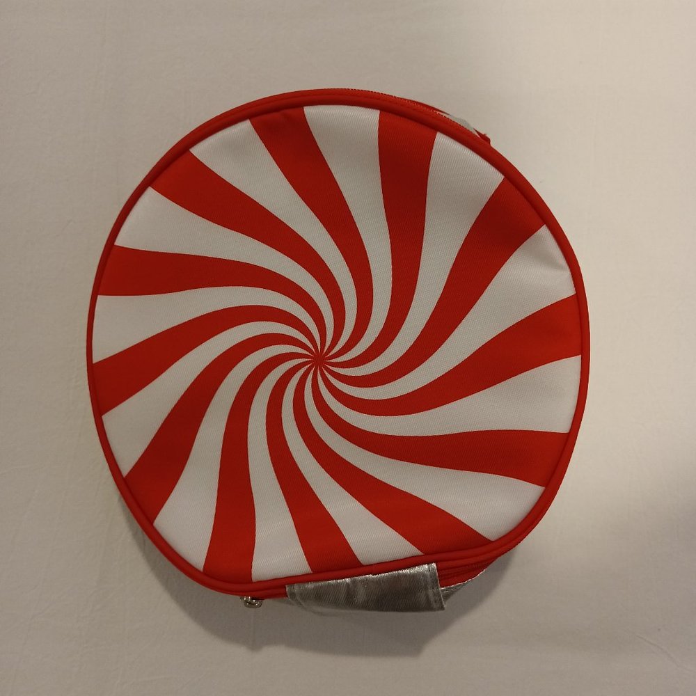 Clinique Peppermint Swirl Cosmetic Bag - NEW!!